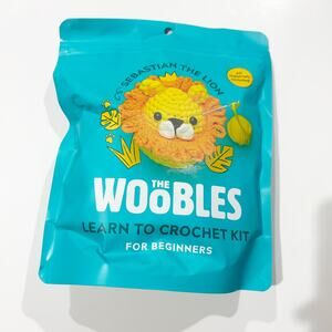 The Woobles Sebastian the Lion Beginner Crochet Kit New SEALED Animal Gift DIY
